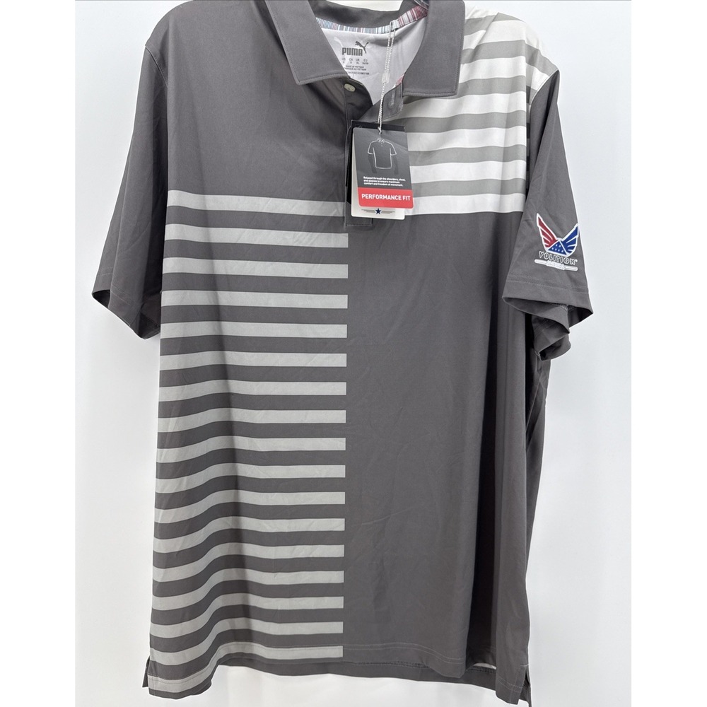 Men's Puma Golf Volition Liberty Polo Shirt Medium M NWT $75